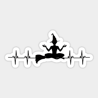 Heartbeat Witch Sticker